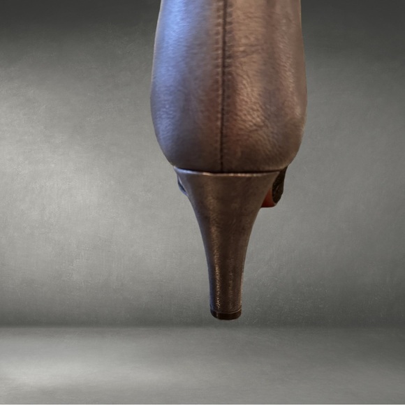 Donald Pliner Lenza Bronze Leather Ankle Boots NWT. 8 - Picture 7 of 7